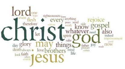 Philippians wordle